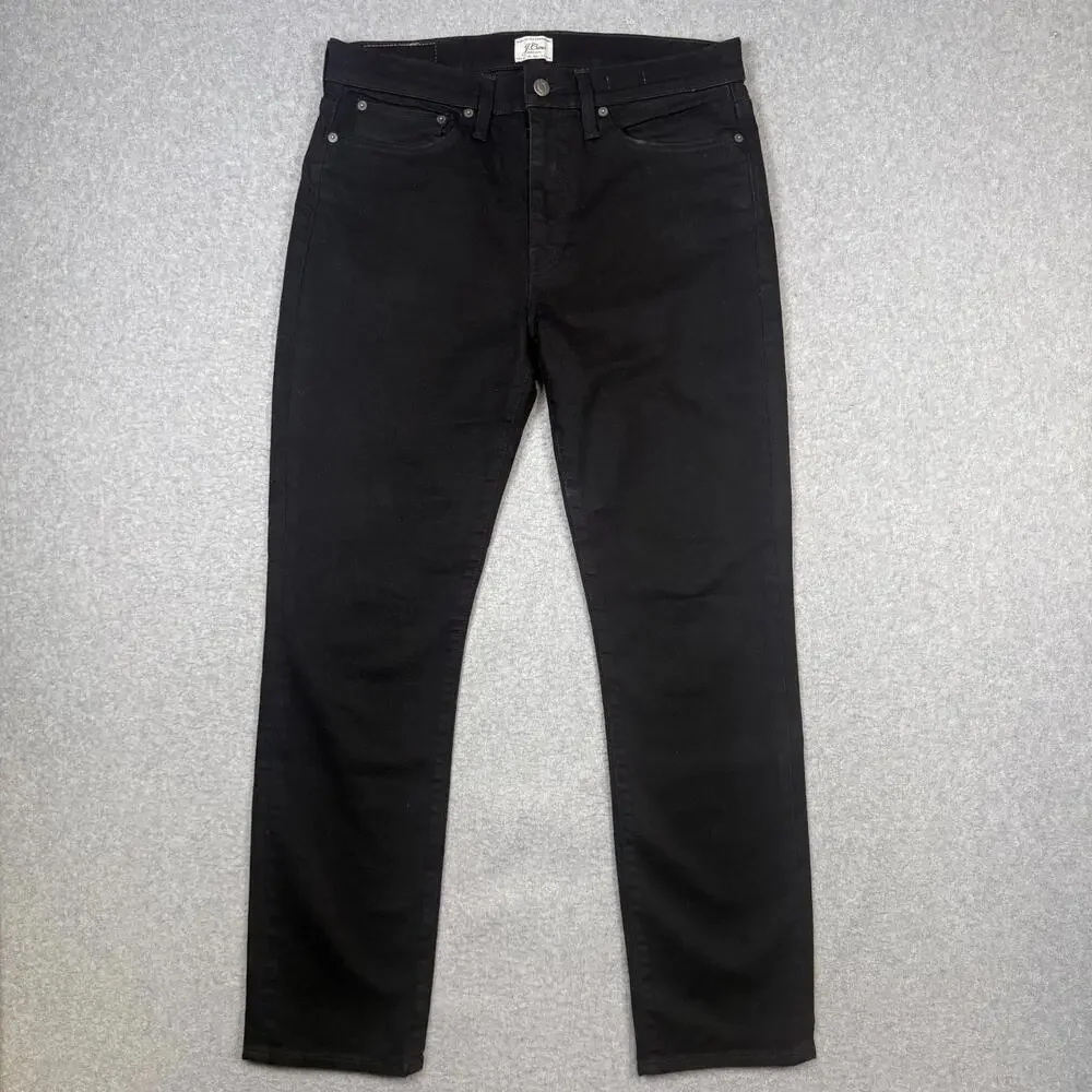 J. Crew Men's Size 30x30 Black 770 Straight Leg Jeans Pants